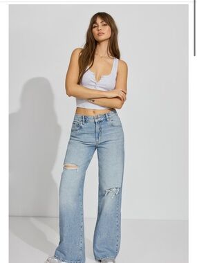 Garage Wide Leg Jeans